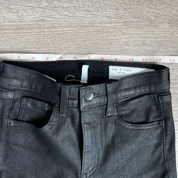RAG & BONE Coated High-Rise Skinny Jeans - Picture 9 of 15